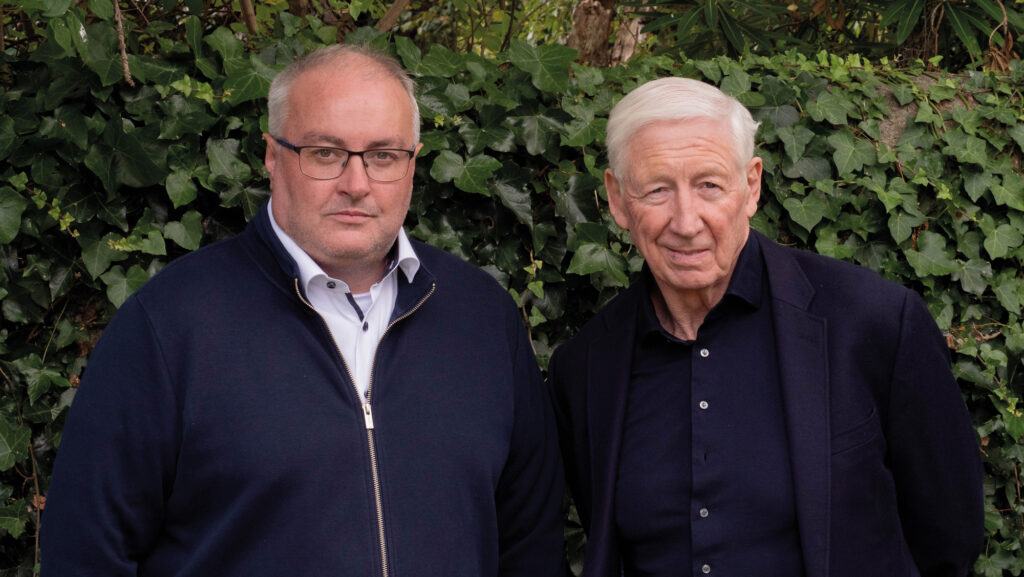 Dr Martin Russell and Kingsley Aikins